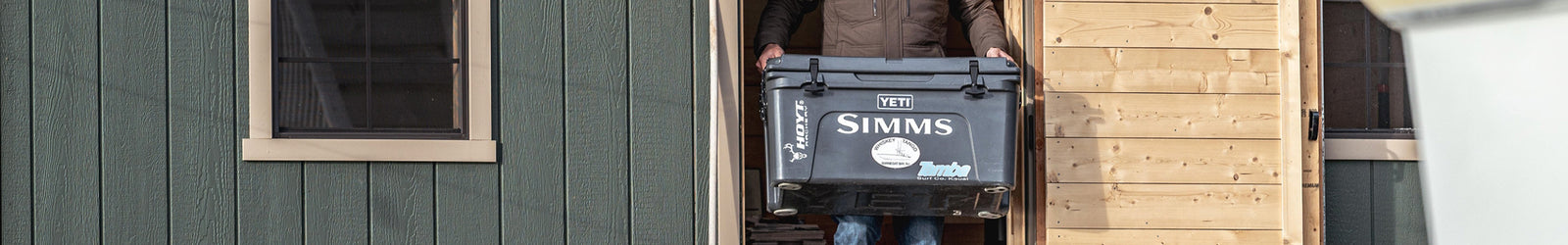 Sticker on a cooler