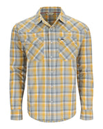 Simms Men's Gallatin Flannel LS Shirt - XL - Stone Ombre Plaid