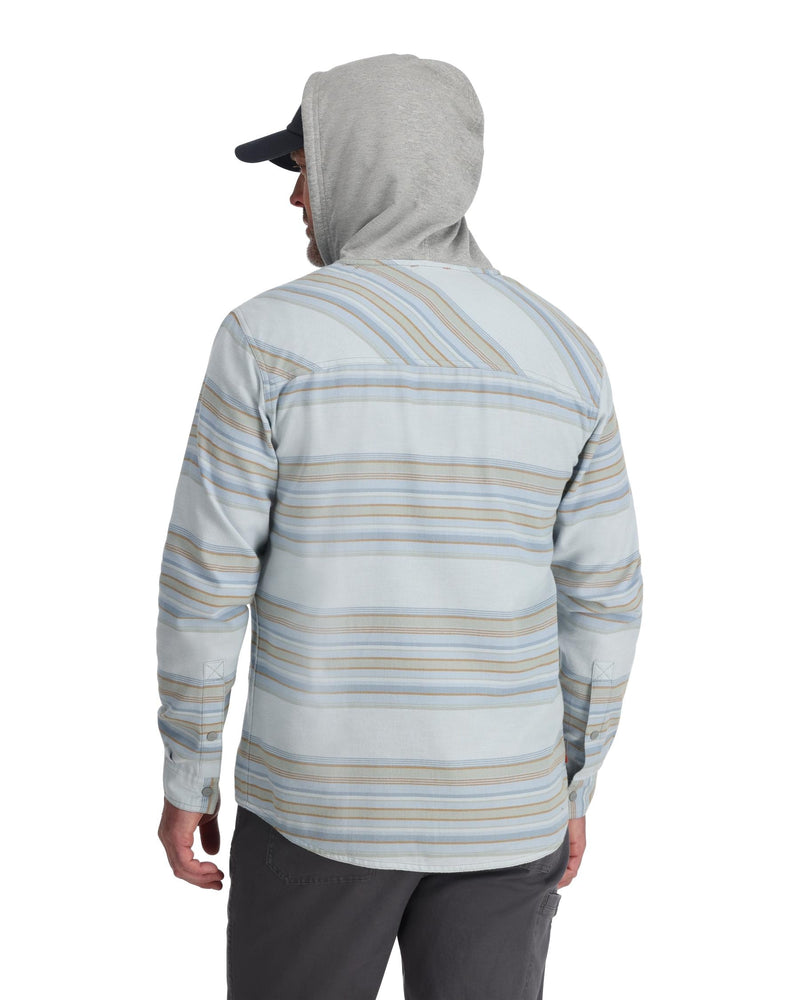 mens santee flannel back -rollover