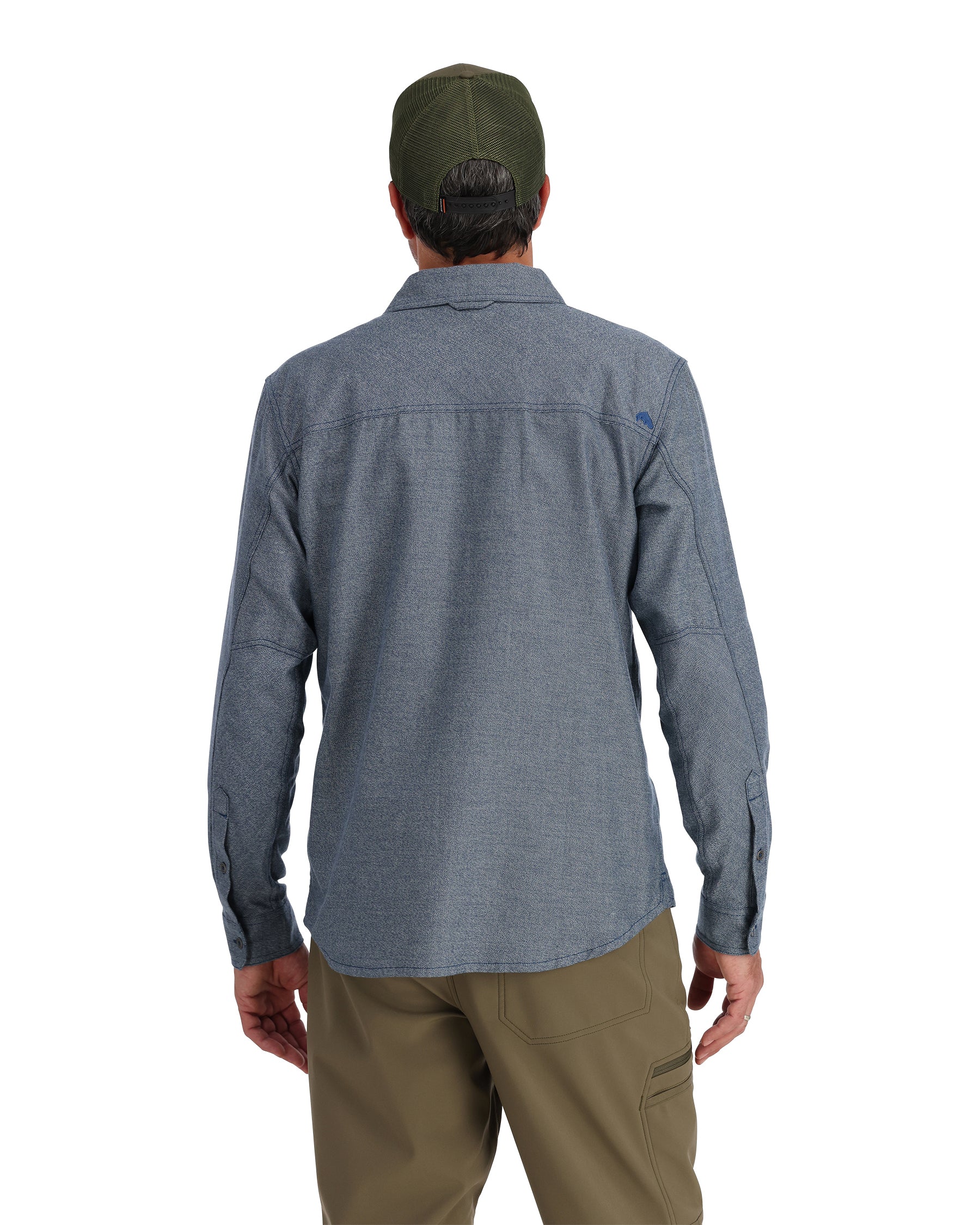 Simms Men's Gallatin Flannel LS Shirt - XXL - Neptune Ombre Plaid