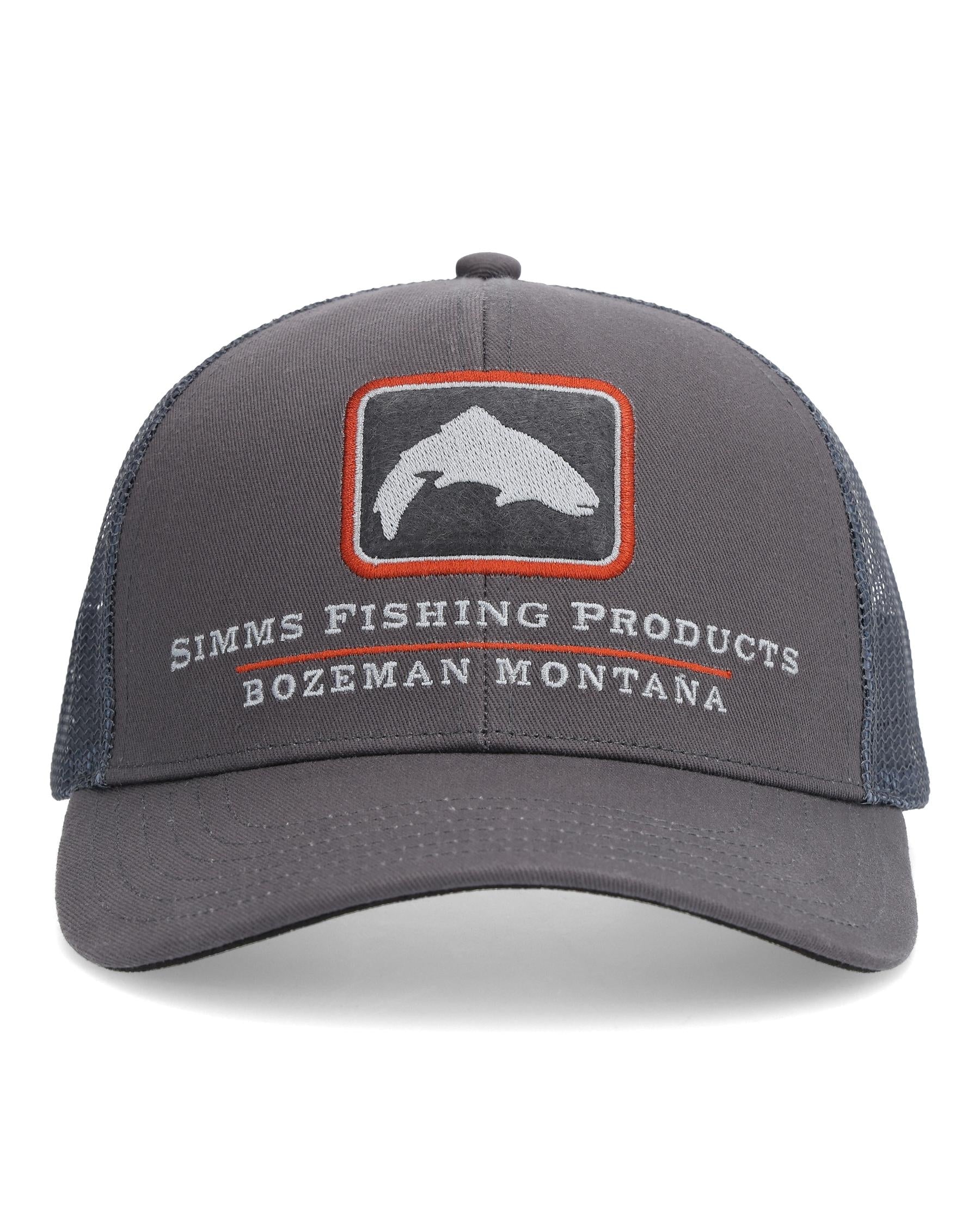 Simms Fishing Double Haul Cap buy 100% Cotton Logo Patch Adjustable Strap Gray