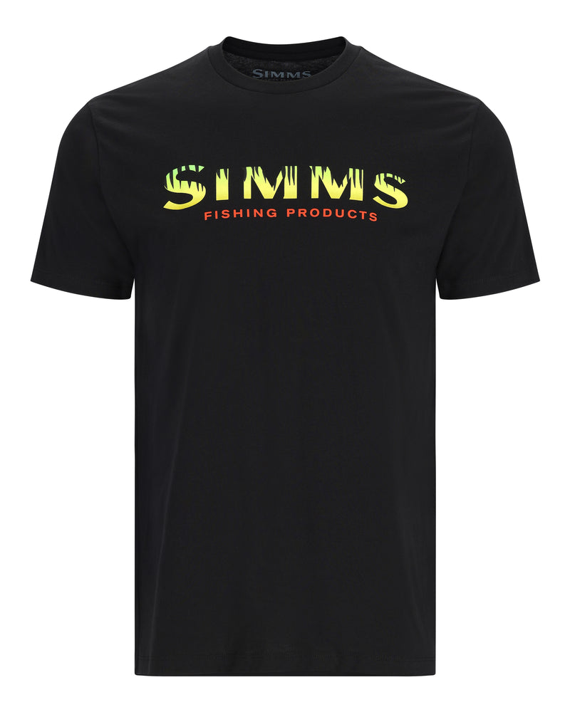 Simms Men's Wave T-Shirt, Charcoal Heather / 3XL
