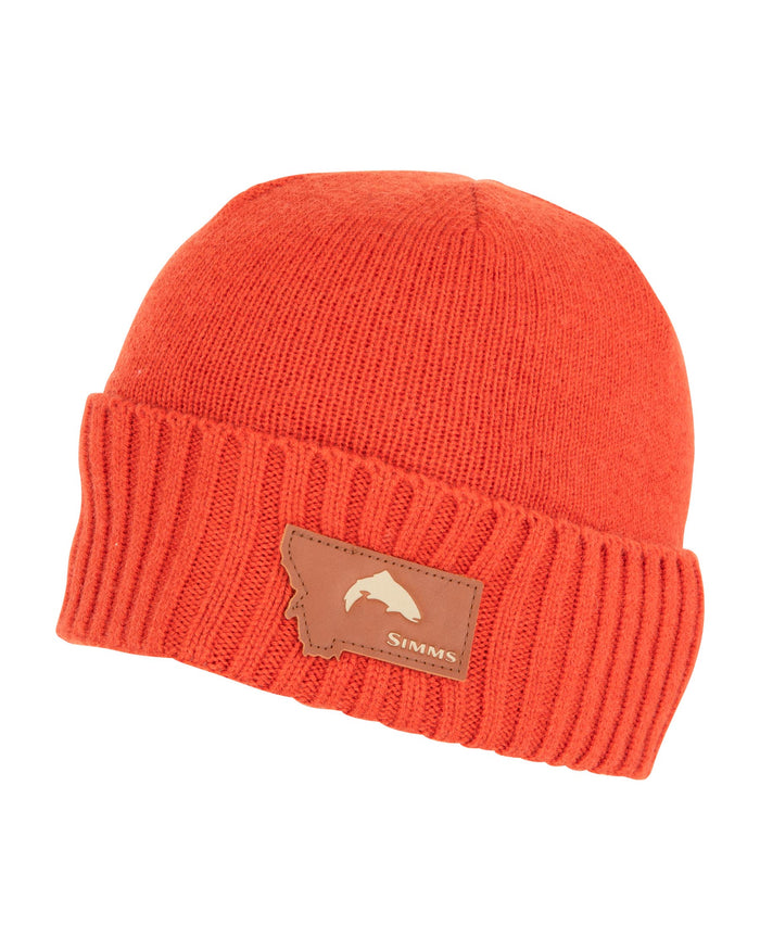 Big Sky Wool Beanie -Simms Orange