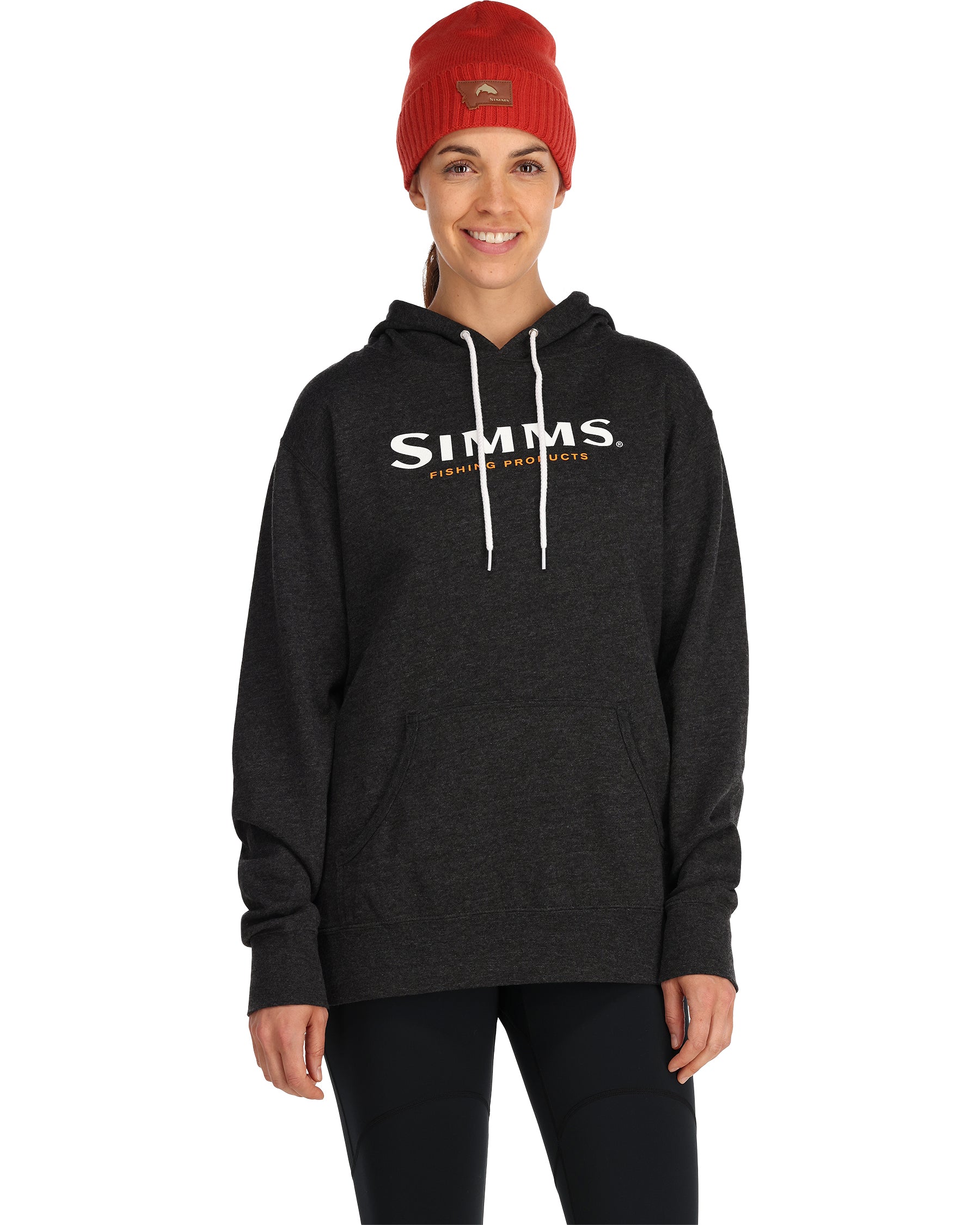 Simms Women's Logo Hoody Cornflower Heather / L